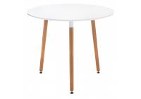 Стол деревянный Woodville by Лайфмебель Lorini 80 white / wood