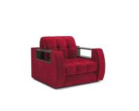 Кресло-кровать аккордеон Барон №3 НПБ (Бархат красный STAR VELVET 3 DARK RED)