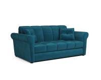Диван аккордеон Гранд НПБ 155х200 см (бархат сине-зеленый STAR VELVET 43 BLACK GREEN)