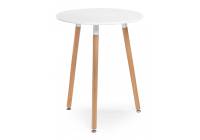 Стол деревянный Woodville by Лайфмебель Lorini 60 white / wood