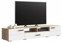 ТВ-тумба Woodville Иоги 2.0 сонома / белый глянец