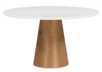 Стол деревянный Woodville by Лайфмебель Huge 120х75 white / brown