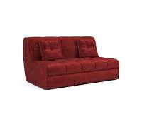 Диван аккордеон Барон №2 ППУ 155х200 см (бархат красный STAR VELVET 3 DARK RED)