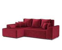 Каскад Левый угол (бархат красный STAR VELVET 3 DARK RED)