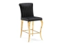 Барный стул Woodville Joan black / gold