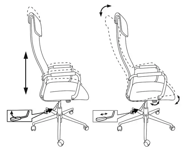 Кресло компьютерное KB-9N/ECO/OR-12