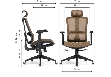 Компьютерное кресло Woodville by Лайфмебель Lanus brown / black