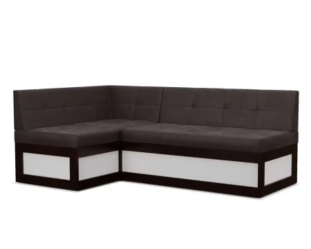 Нотис Левый угол (Бархат шоколадный STAR VELVET 60 COFFEE) 207х82х132 см