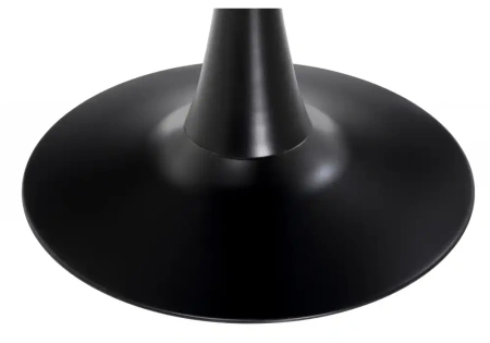 Стол стеклянный Woodville by Лайфмебель Tulip 90 black glass