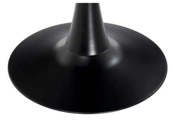 Стол стеклянный Woodville by Лайфмебель Tulip 90 black glass