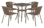 Набор уличный T282BNT/Y137C-W56 Light Brown 4Pcs