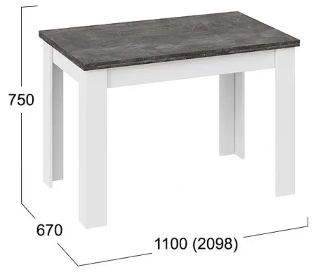 Стол обеденный Промо Тип 4