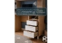 Компьютерный стол Woodville Комфорт 12.95 N дуб сонома / белый PE шагрень