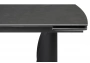 Керамический стол Woodville Готланд 180(240)х90х79 ink gray / черный