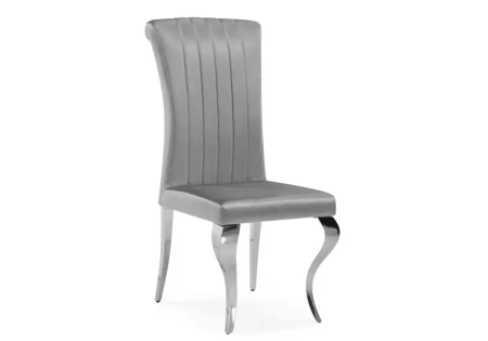 Стул на металлокаркасе Woodville Lund dark grey / steel