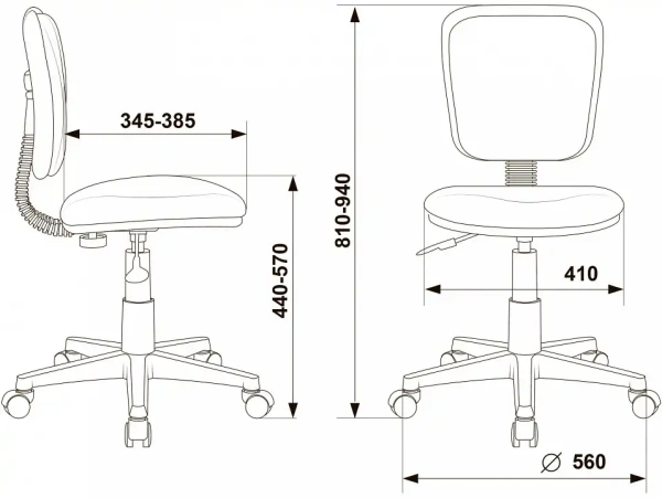 Стул компьютерный CH-W204NX