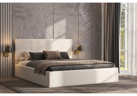 Кровать Woodville Манака 160х200 бежевая