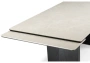 Керамический стол Woodville Монерон 200x100 burberry bianco matt / черный