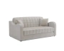 Диван аккордеон Барон №4 ППУ 120х200 см (Бархат бежевый STAR VELVET 6 LIGHT BEIGE)