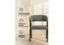 Стул деревянный Woodville Невада 1 ткань 234 / черное дерево