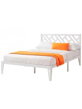 Кровать КМД 47 АЙРИС 1400, белый