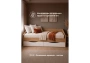 Кровать Woodville Эриол 90x200 крафт золотой / белый