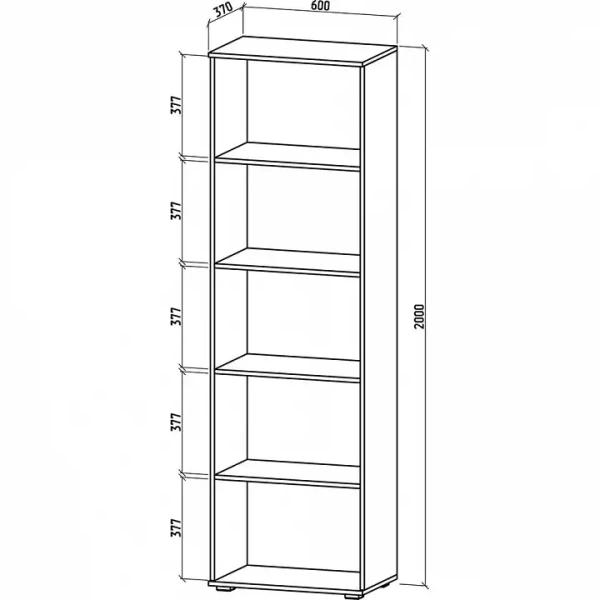 Стеллаж комбинированный Тунис-4