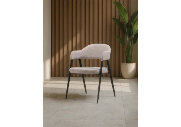 Стул на металлокаркасе Woodville Twin gray / black