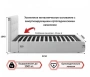Кровать полутораспальная Selesta с матрасом PROMO B COCOS 2000x1200