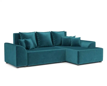Каскад Правый угол (бархат сине-зеленый STAR VELVET 43 BLACK GREEN)