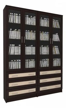 Шкаф книжный Мебелайн-53