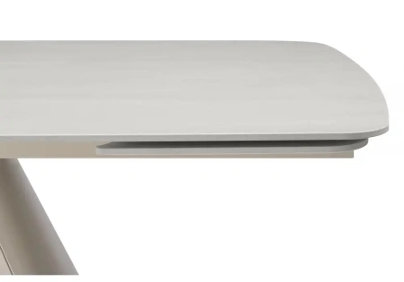 Керамический стол Woodville Grig 165(240)x90 серо-бежевый