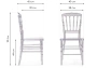 Пластиковый стул Woodville by Лайфмебель Chiavari 1 clear white