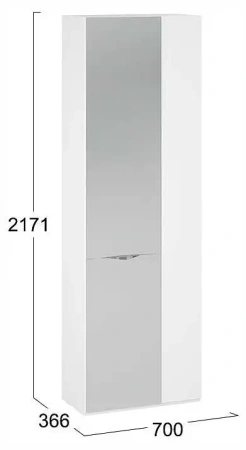 Шкаф платяной Глосс СМ-319.07.017