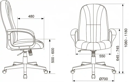 Кресло компьютерное T-898AXSN