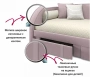 Кровать односпальная Elda 2000x900 c матрасом PROMO B COCOS