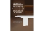 Стол стеклянный Woodville Мален 240x110 белый мрамор / белый