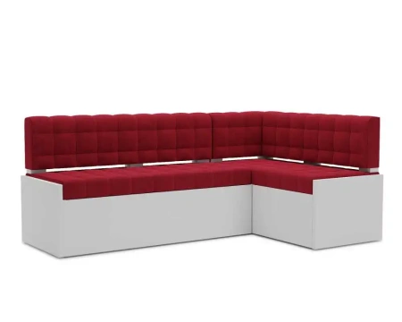 Ганновер Правый угол (Кордрой красный) 208х82х133 см