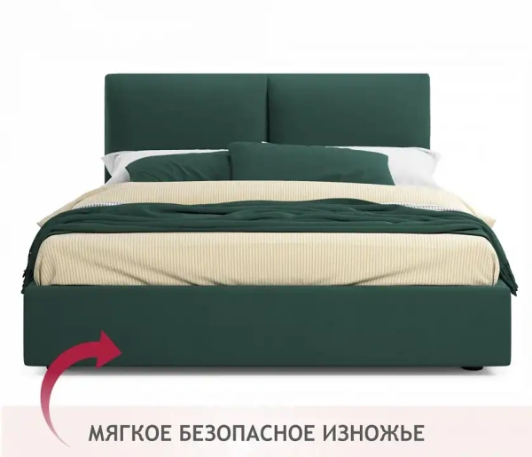 Кровать двуспальная Vita 2000x1600 с ПМ