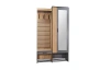 Прихожая Ольга Лофт 4, Дуб крафт золотой/Темно-серый