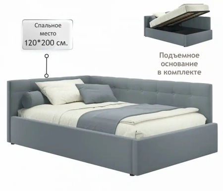 Кровать полутораспальная Bonna 2000x1200 с ПМ