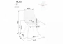 Стул Monti Velvet Bluvel 68