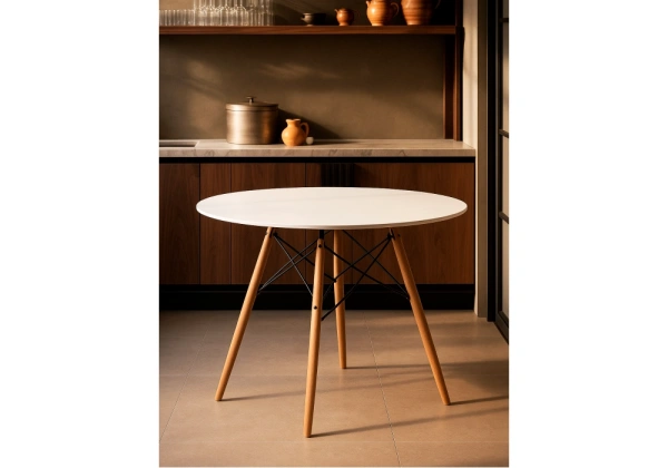 Стол деревянный Woodville by Лайфмебель Table 80 white / wood