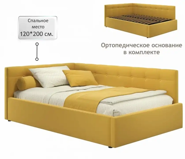 Кровать полутораспальная Bonna 2000x1200