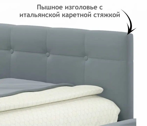 Кровать полутораспальная Bonna 2000x1200