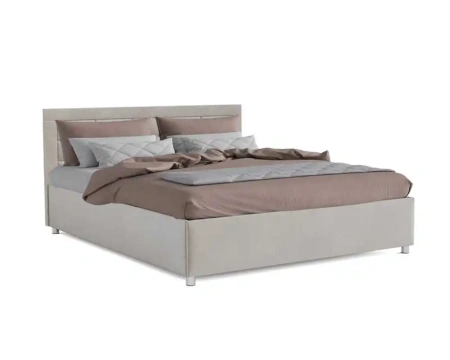 Кровать Версаль 140 см (бархат бежевый STAR VELVET 6 BEIGE)