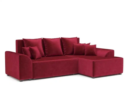 Каскад Правый угол (бархат красный STAR VELVET 3 DARK RED)