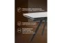 Керамический стол Notta Вилли 120(180)х80 сarmen light grey / черный