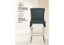 Барный стул Woodville Joan dark grey / steel