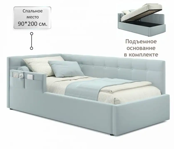 Кровать односпальная Bonna 2000x900 с ПМ